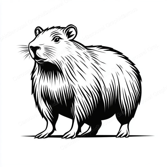 Capybara Vector Graphic preview