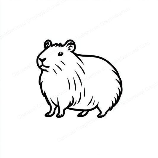 Capybara Vector Graphic preview