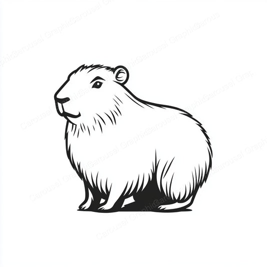 Capybara Vector Graphic preview