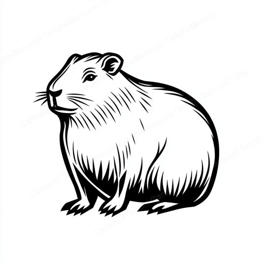 Capybara Vector Graphic preview