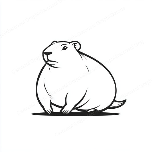 Capybara Vector Graphic preview