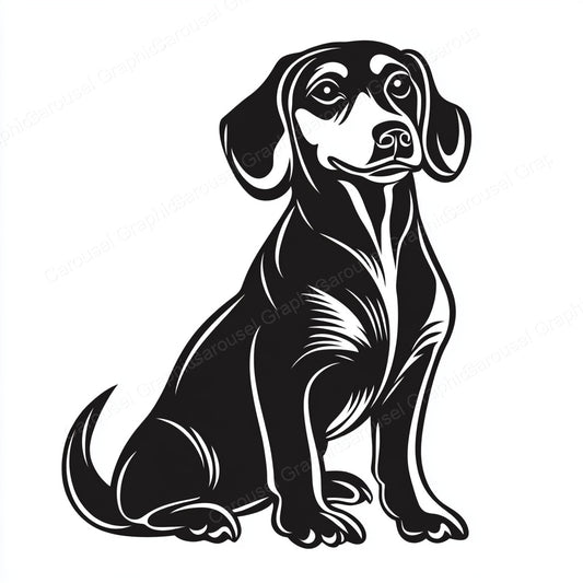 Dachshund Vector Graphic preview