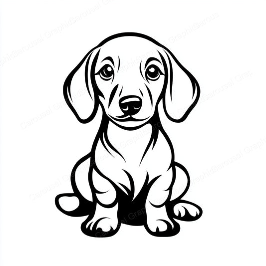Dachshund Vector Graphic preview