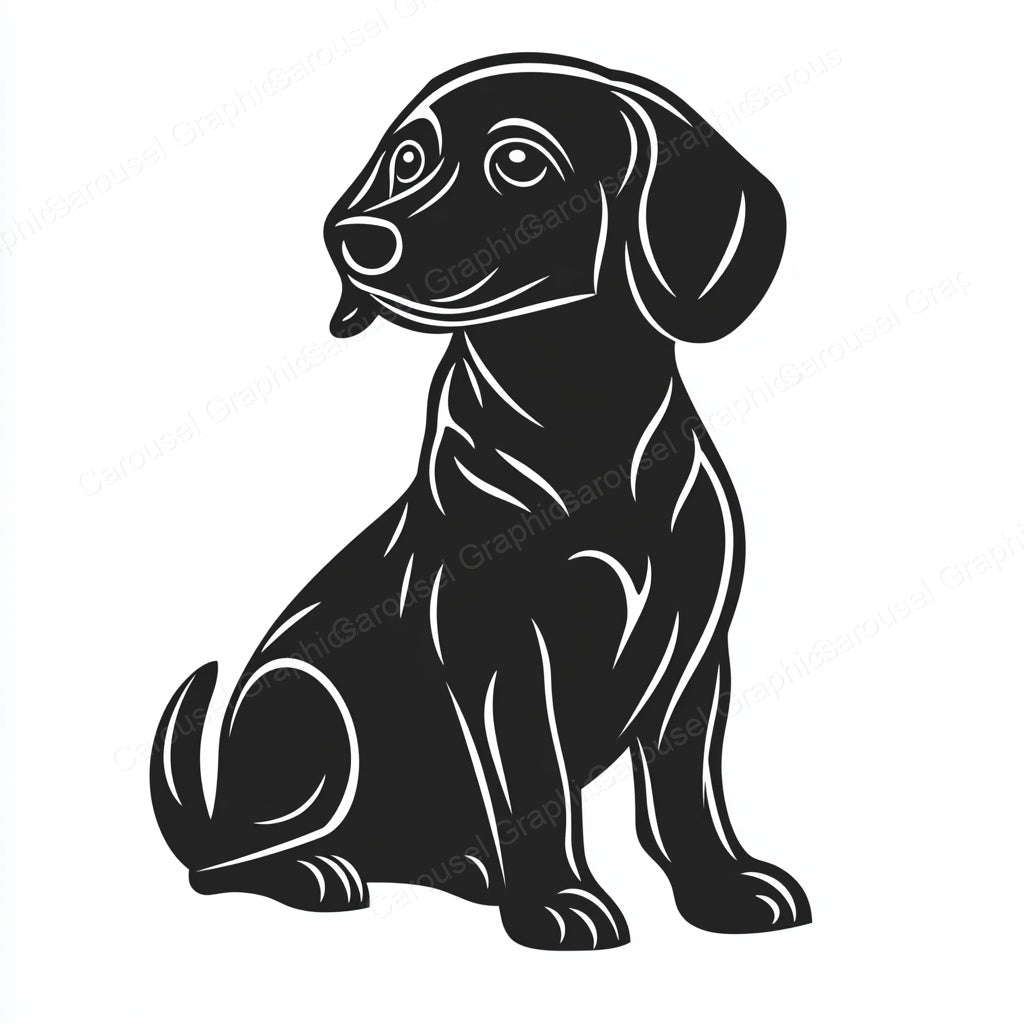 Dachshund Vector Graphic preview