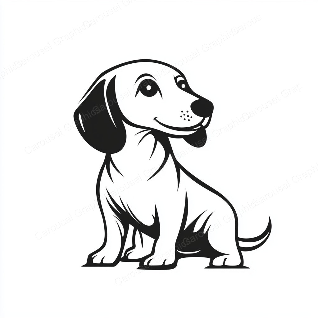 Dachshund Vector Graphic preview