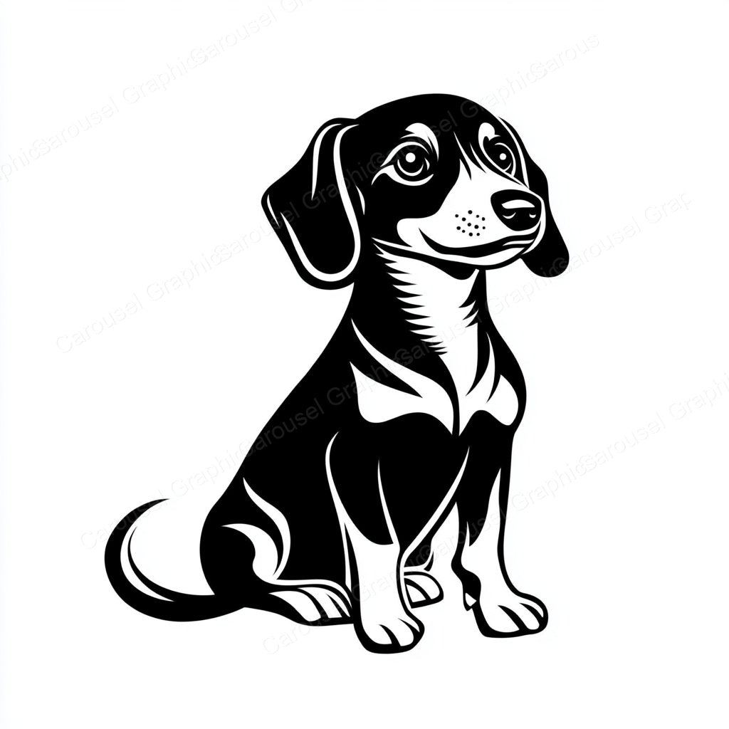 Dachshund Vector Graphic preview