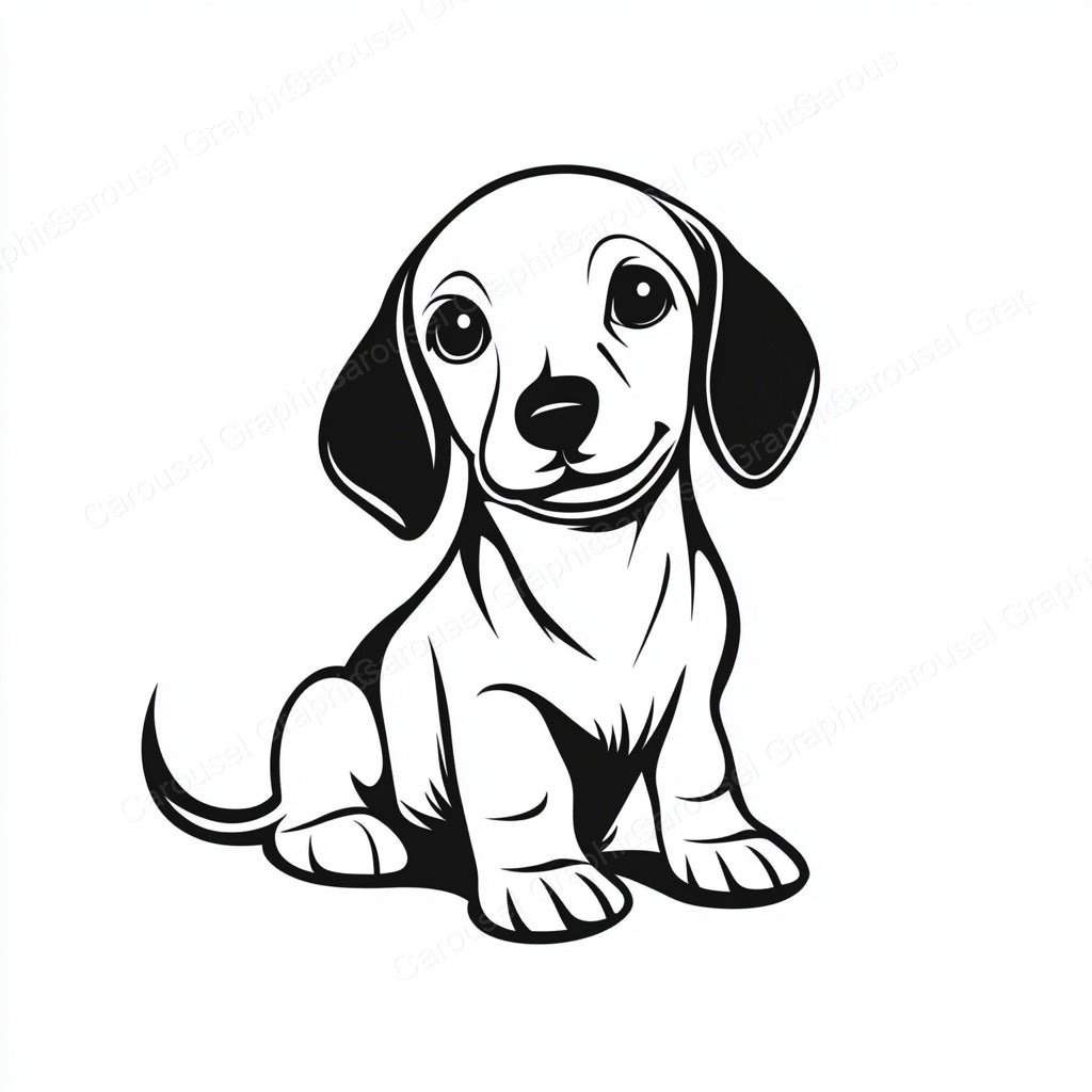 Dachshund Vector Graphic preview
