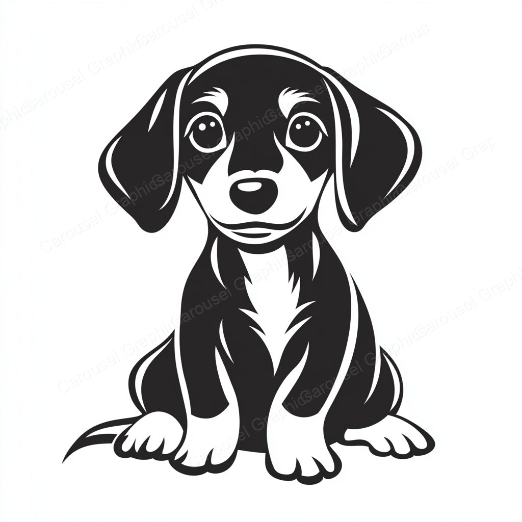 Dachshund Vector Graphic preview