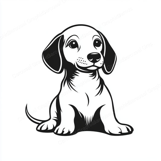 Dachshund Vector Graphic preview