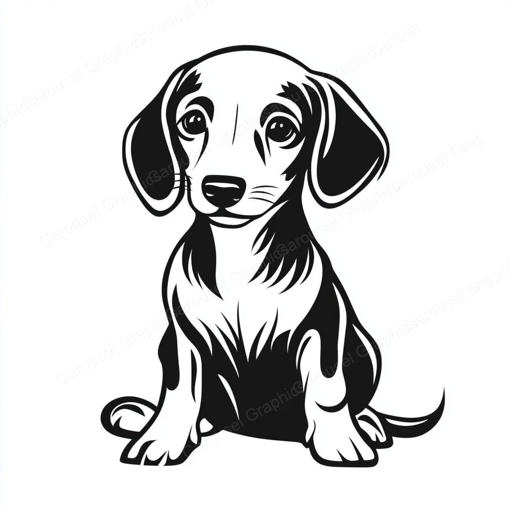 Dachshund Vector Graphic preview