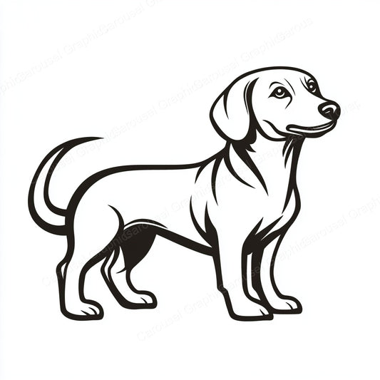 Dachshund Vector Graphic preview