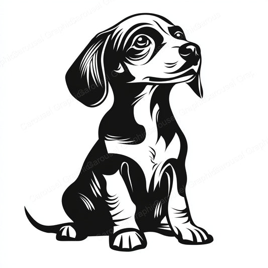 Dachshund Vector Graphic preview