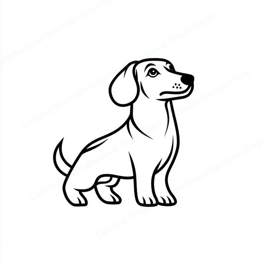 Dachshund Vector Graphic preview