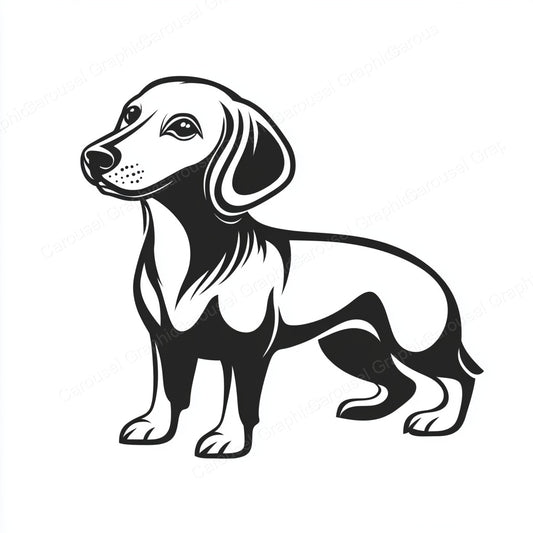 Dachshund Vector Graphic preview