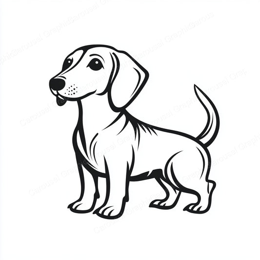 Dachshund Vector Graphic preview