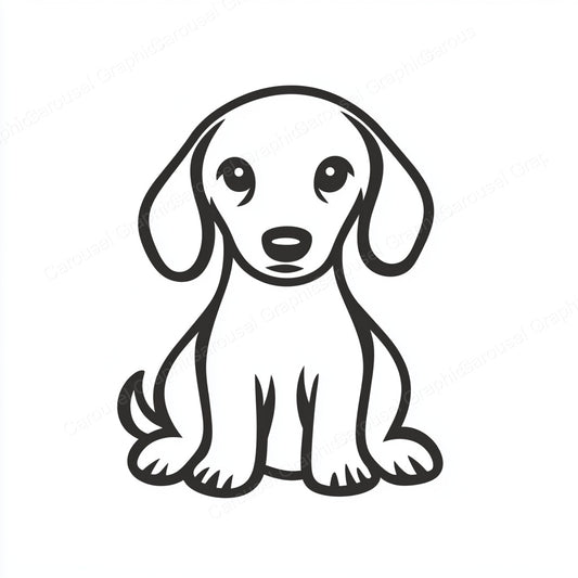 Dachshund Vector Graphic preview