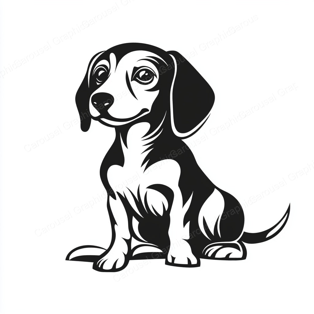 Dachshund Vector Graphic preview