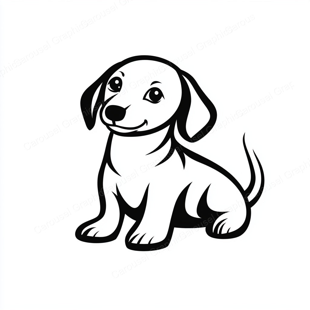 Dachshund Vector Graphic preview