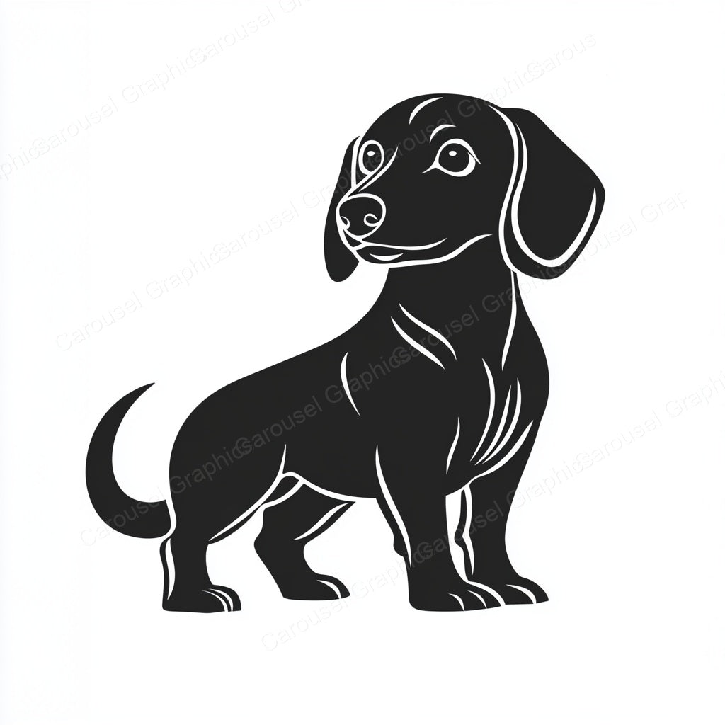 Dachshund Vector Graphic preview