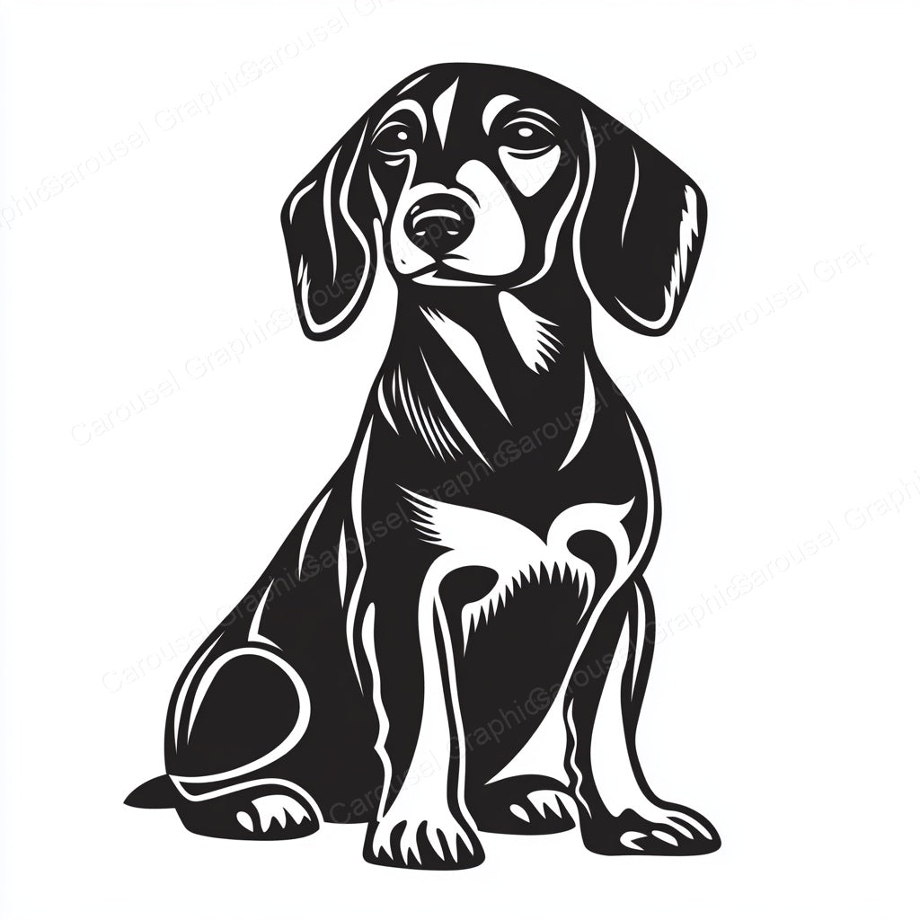 Dachshund Vector Graphic preview