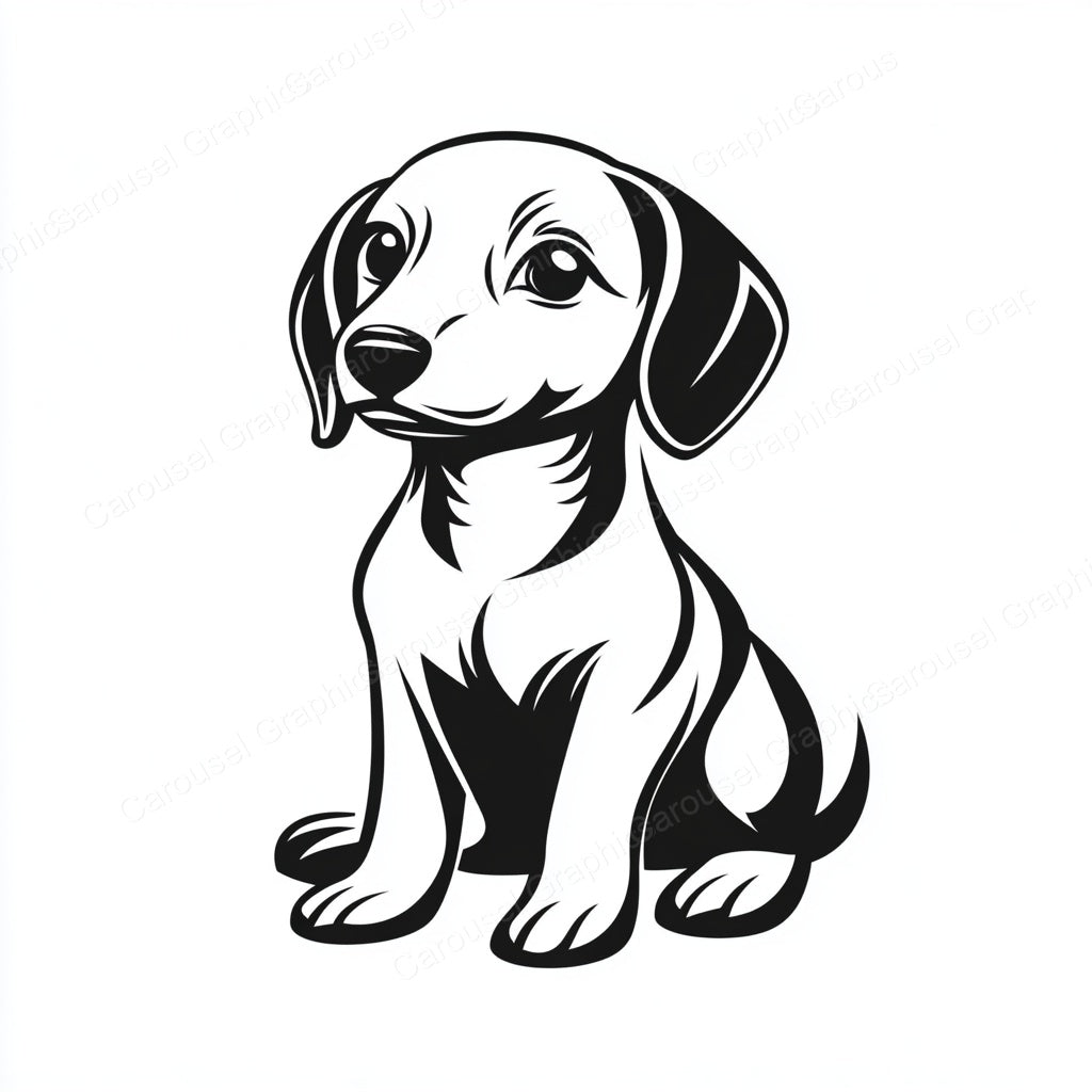 Dachshund Vector Graphic preview