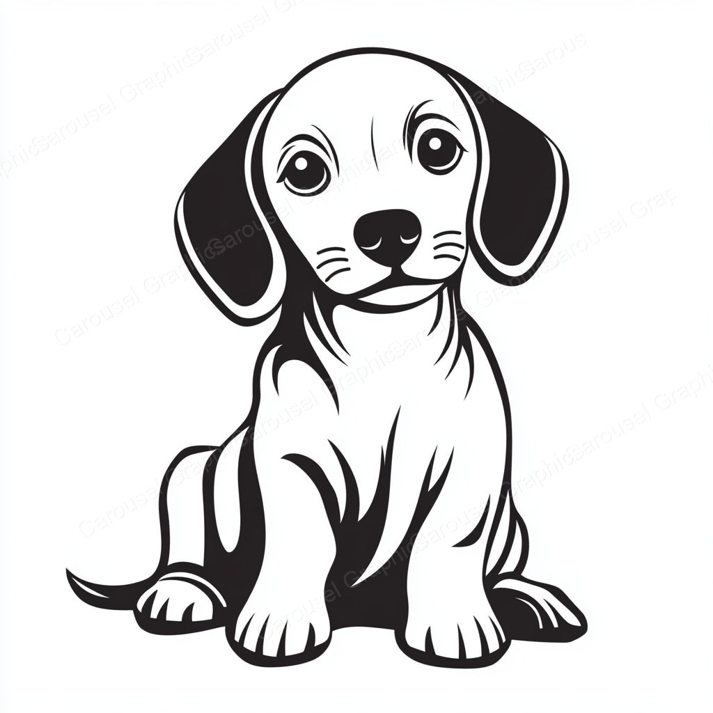 Dachshund Vector Graphic preview