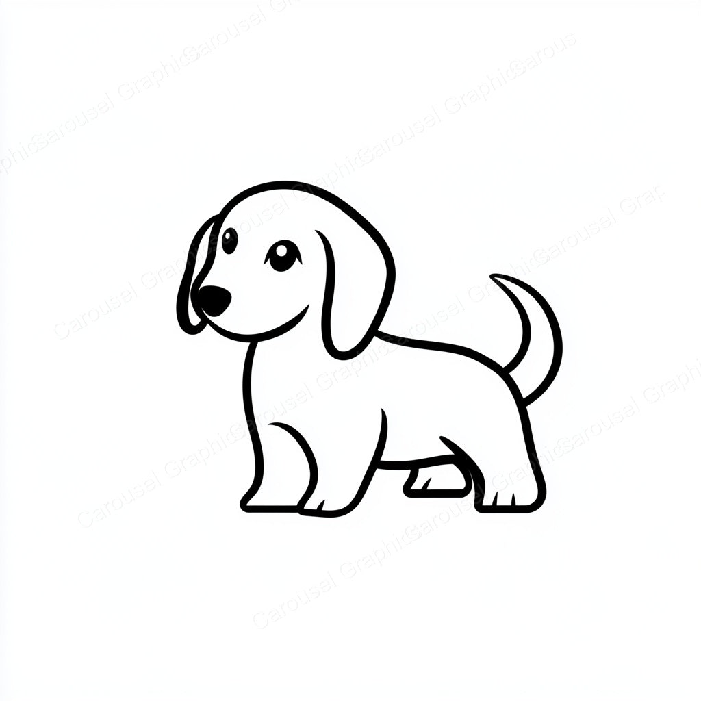 Dachshund Vector Graphic preview