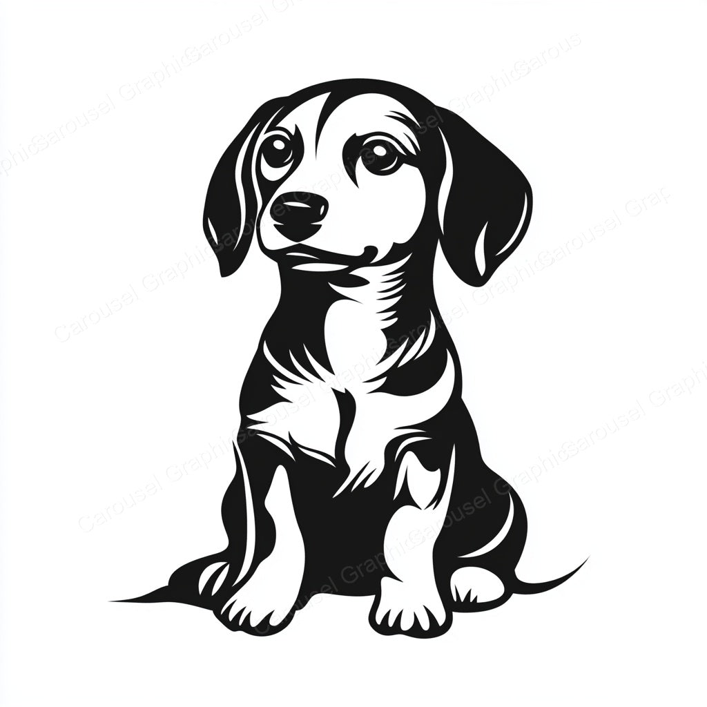 Dachshund Vector Graphic preview