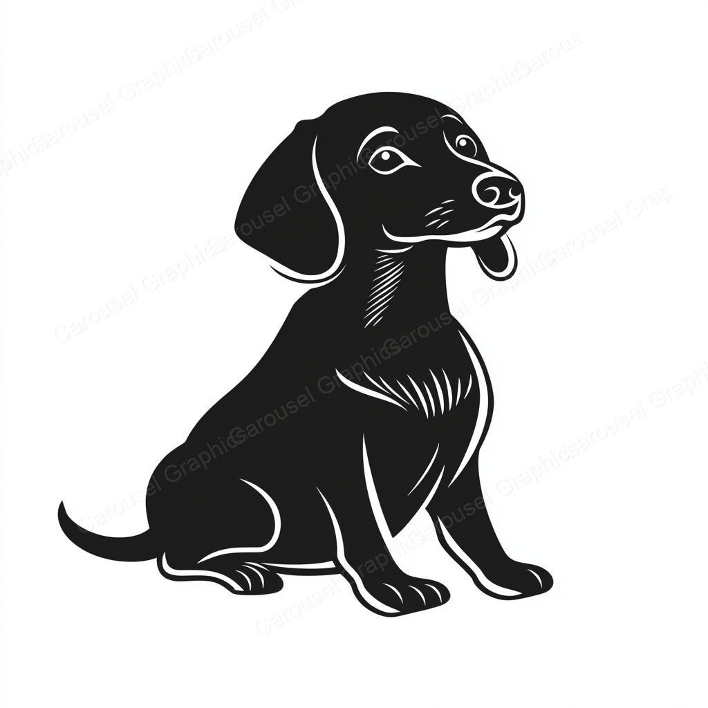 Dachshund Vector Graphic preview