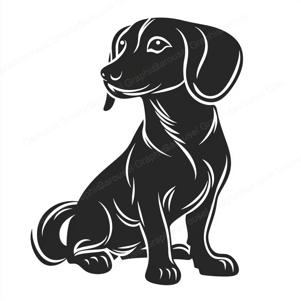 Dachshund Vector Graphic preview