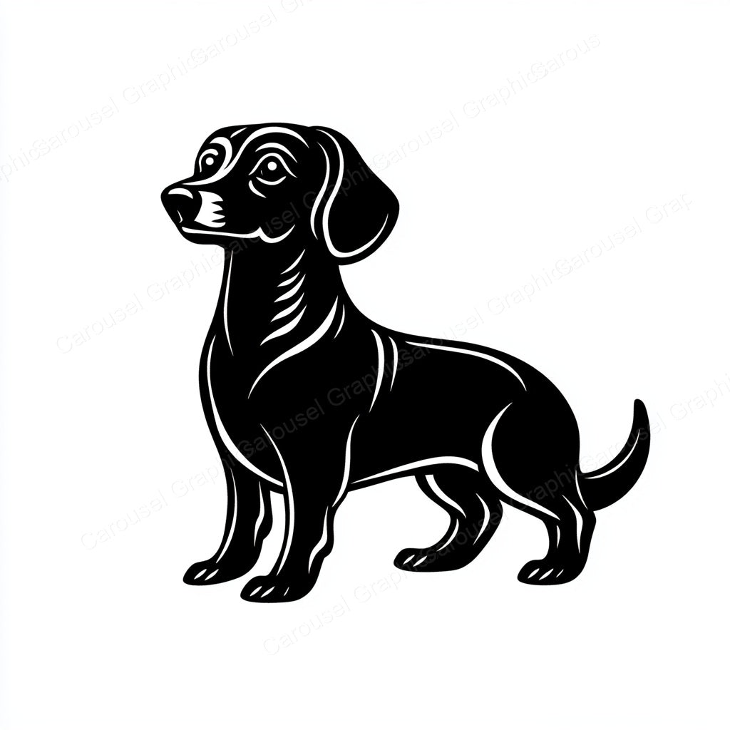 Dachshund Vector Graphic preview