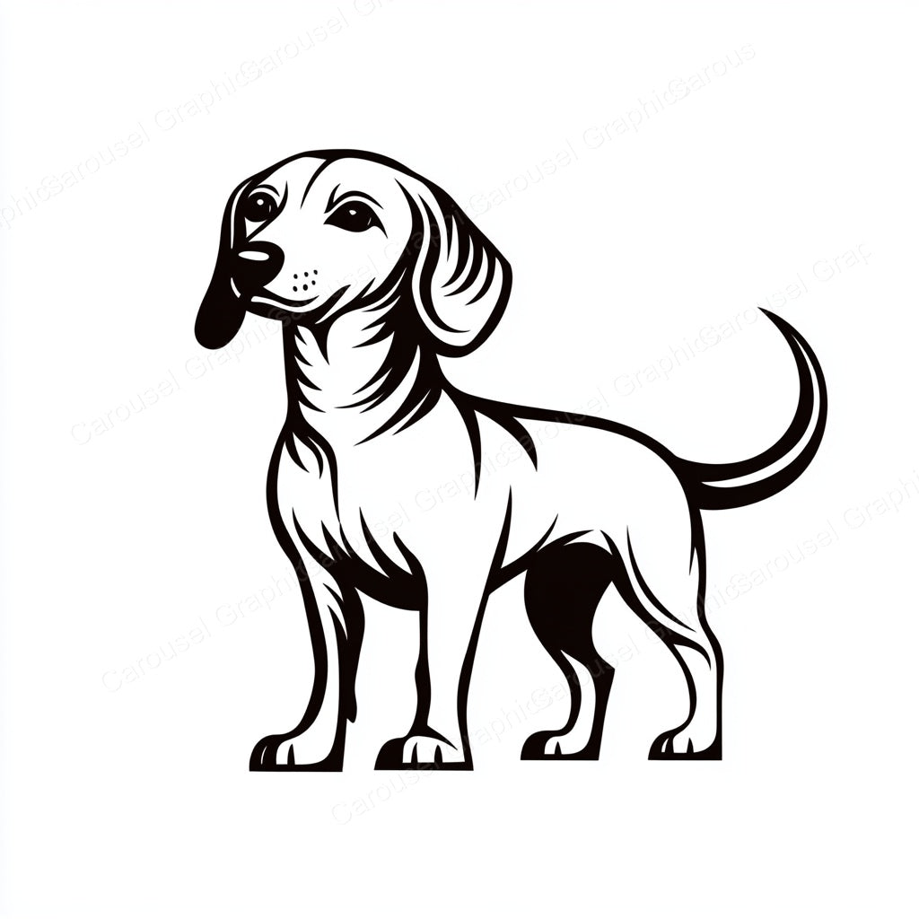 Dachshund Vector Graphic preview
