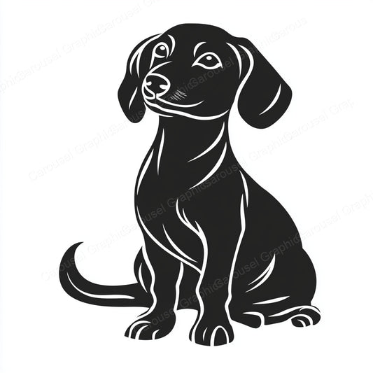 Dachshund Vector Graphic preview