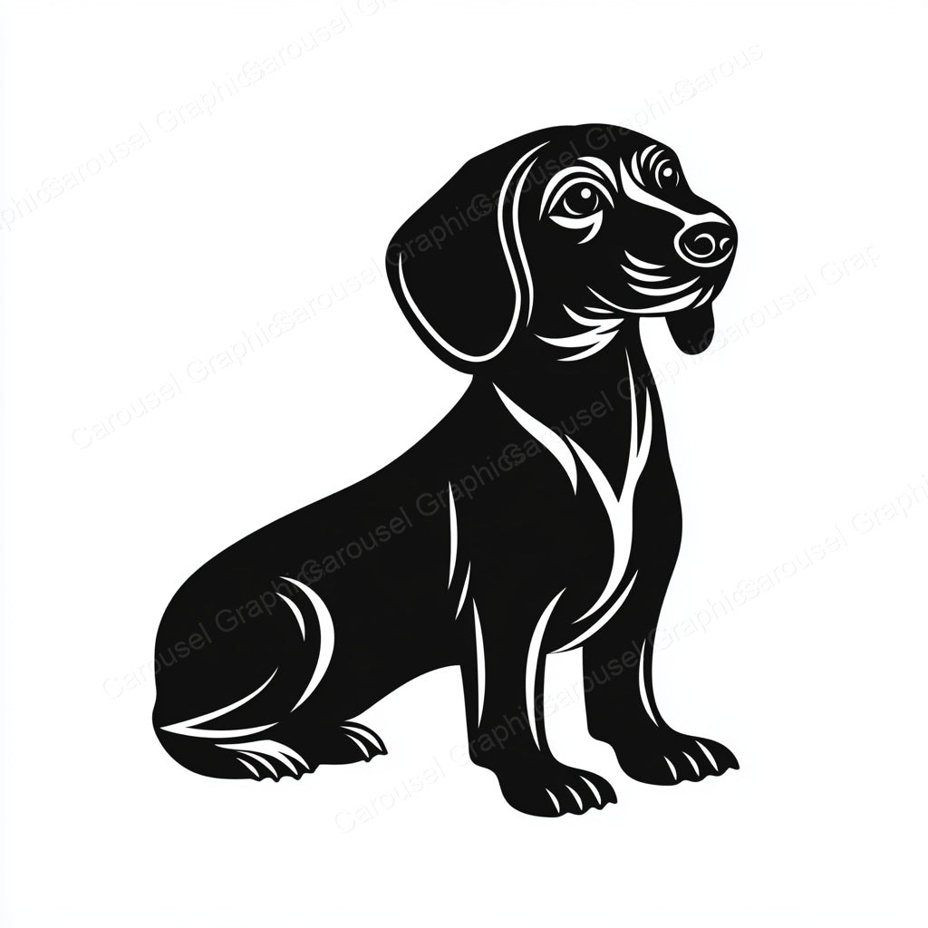 Dachshund Vector Graphic preview