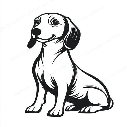Dachshund Vector Graphic preview