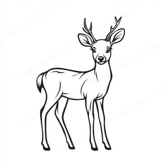 Deer Vector Graphic preview