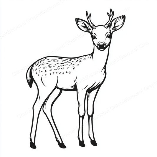 Deer Vector Graphic preview
