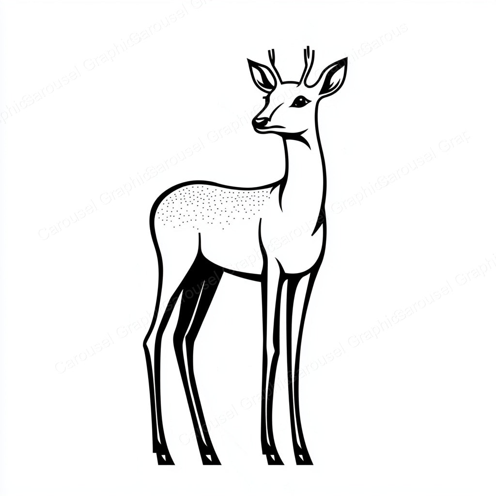 Deer Vector Graphic preview