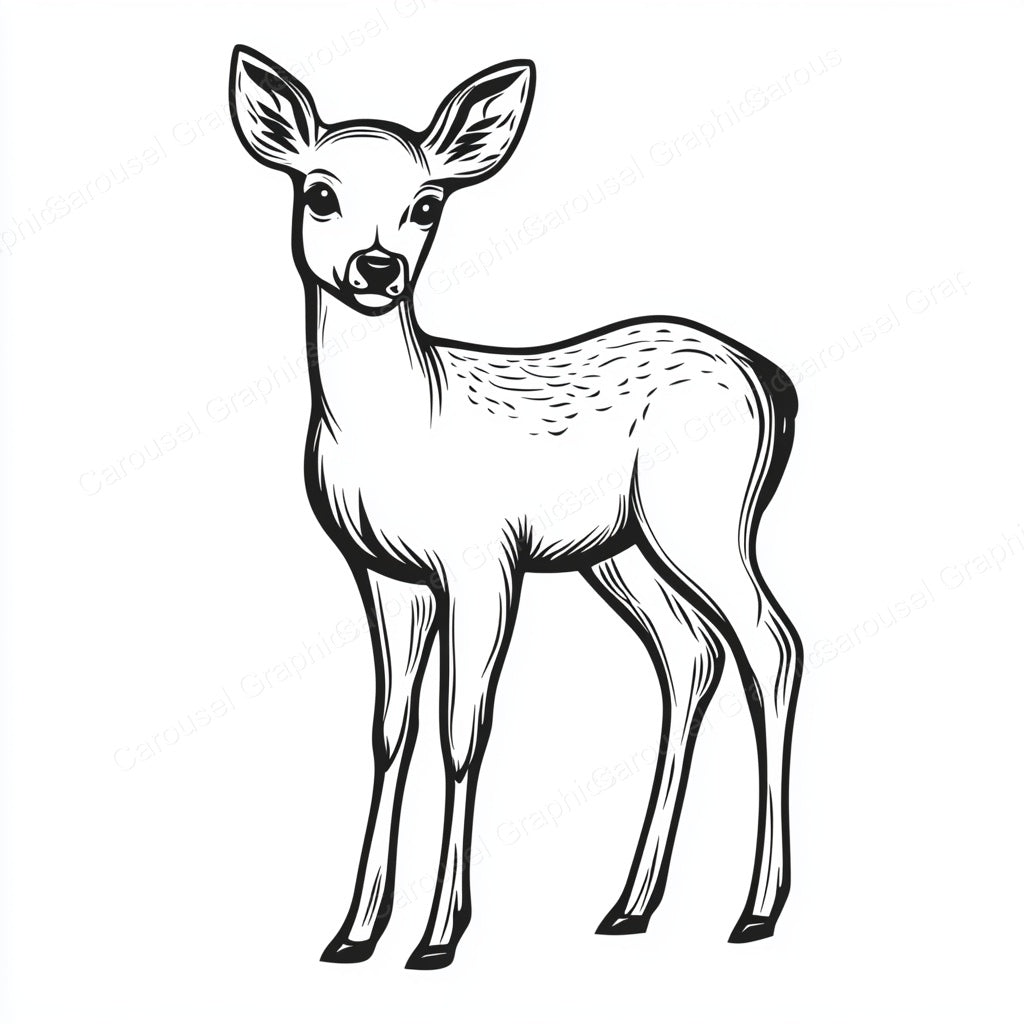 Deer Vector Graphic preview