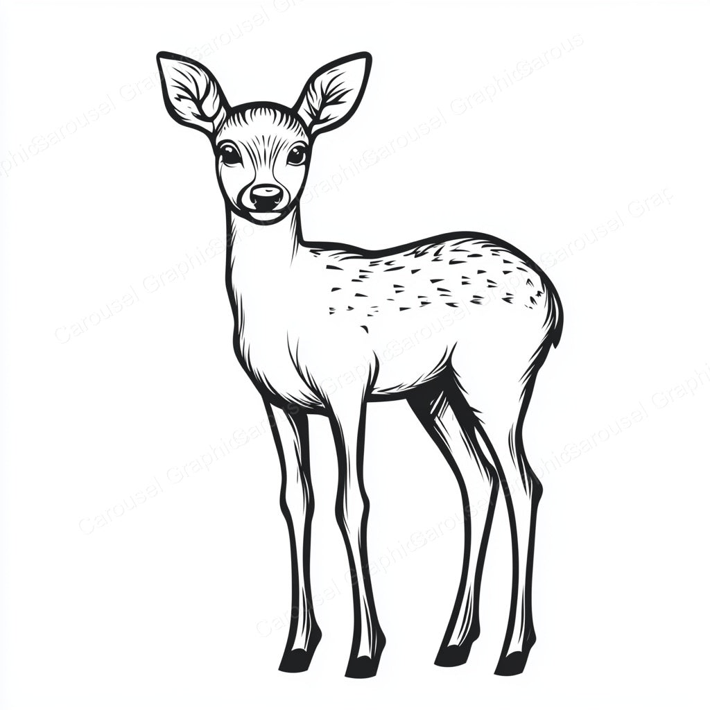 Deer Vector Graphic preview
