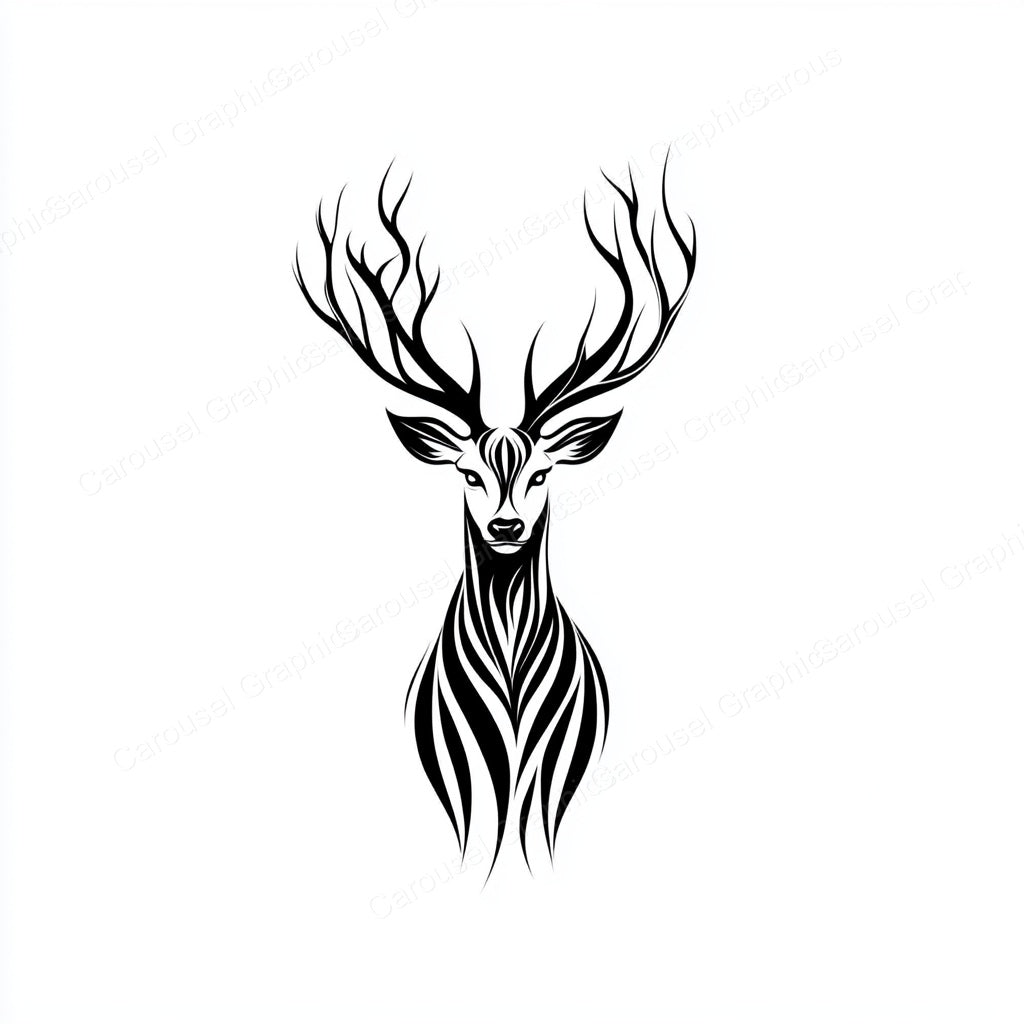 Deer Vector Graphic preview