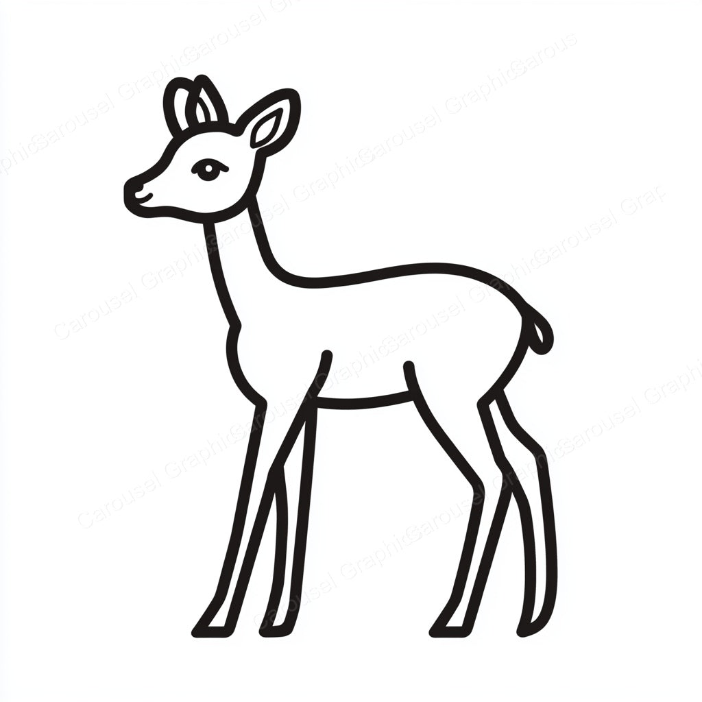 Deer Vector Graphic preview