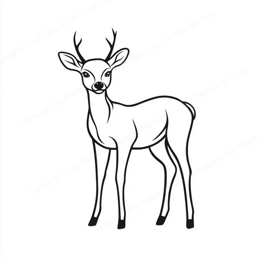 Deer Vector Graphic preview