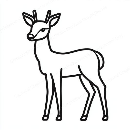 Deer Vector Graphic preview
