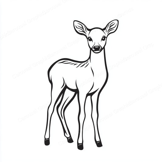 Deer Vector Graphic preview