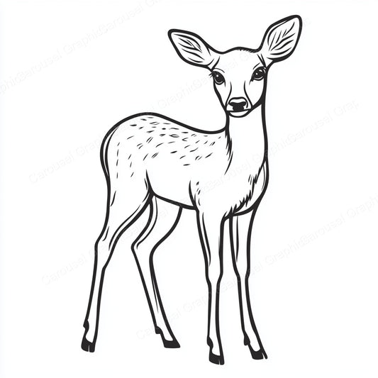 Deer Vector Graphic preview