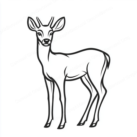 Deer Vector Graphic preview