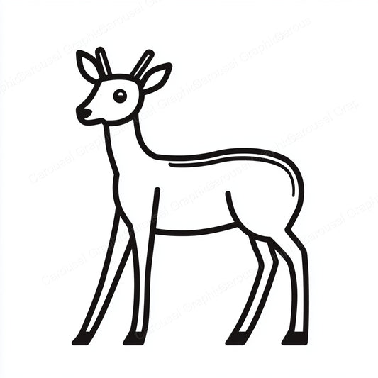 Deer Vector Graphic preview