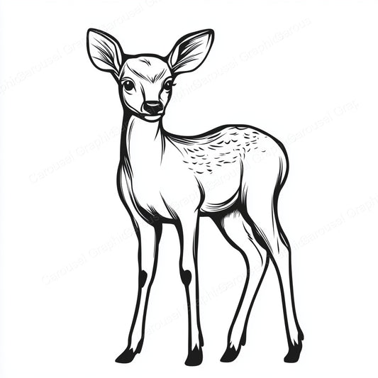 Deer Vector Graphic preview
