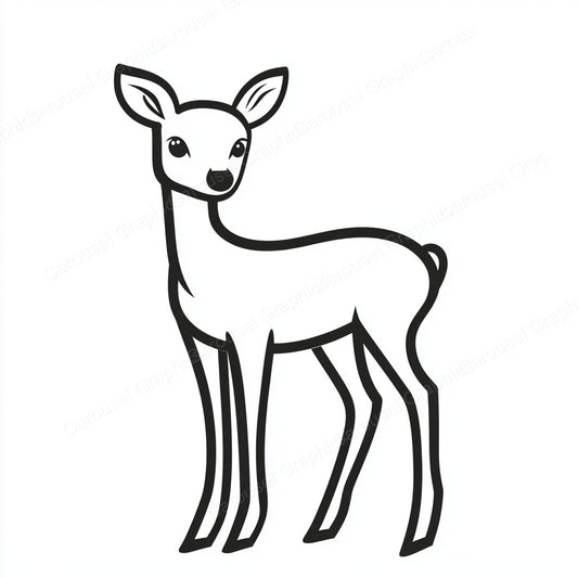 Deer Vector Graphic preview